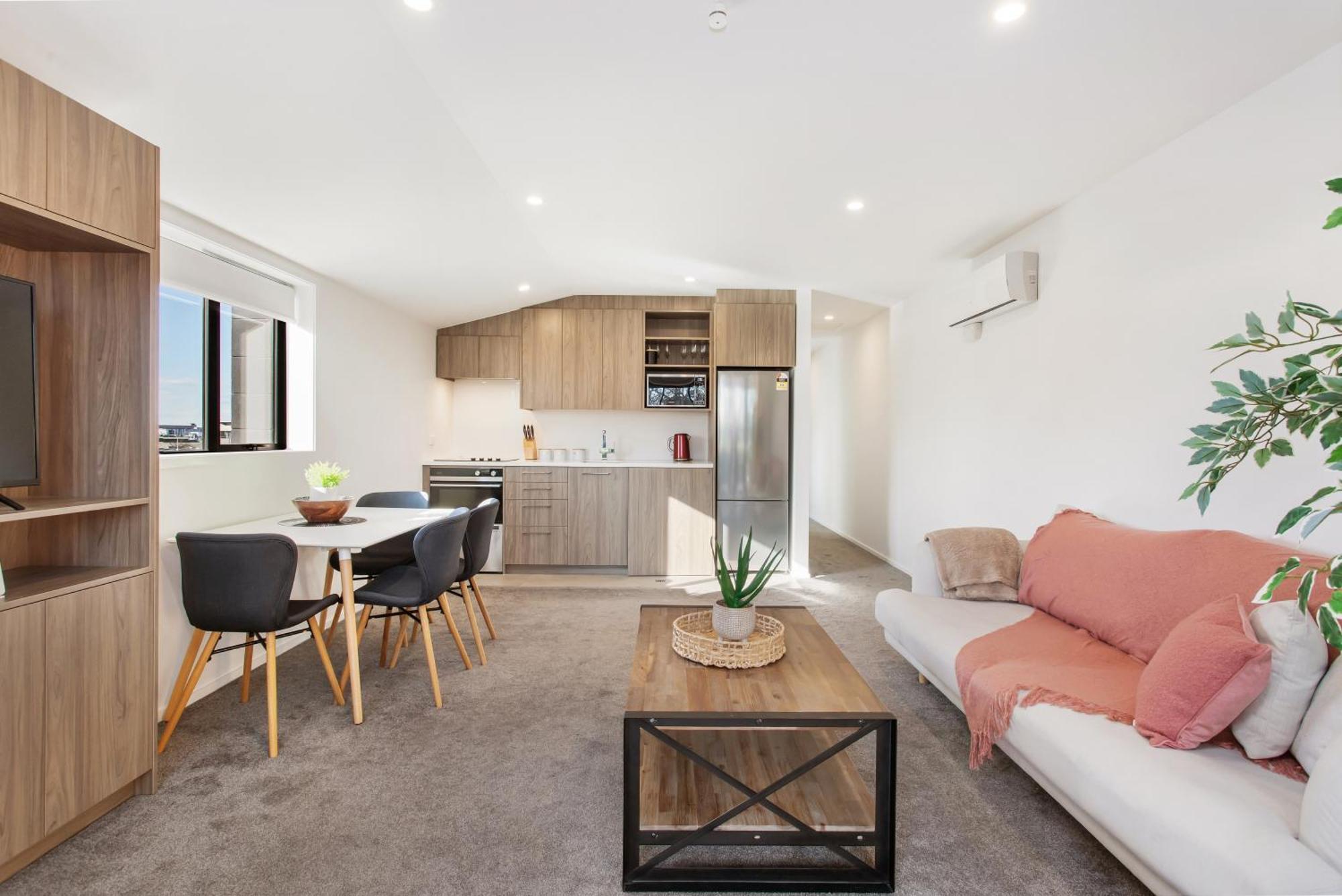 Penthouse Apartment Scenic Views-Spacious 2Br Christchurch Eksteriør billede